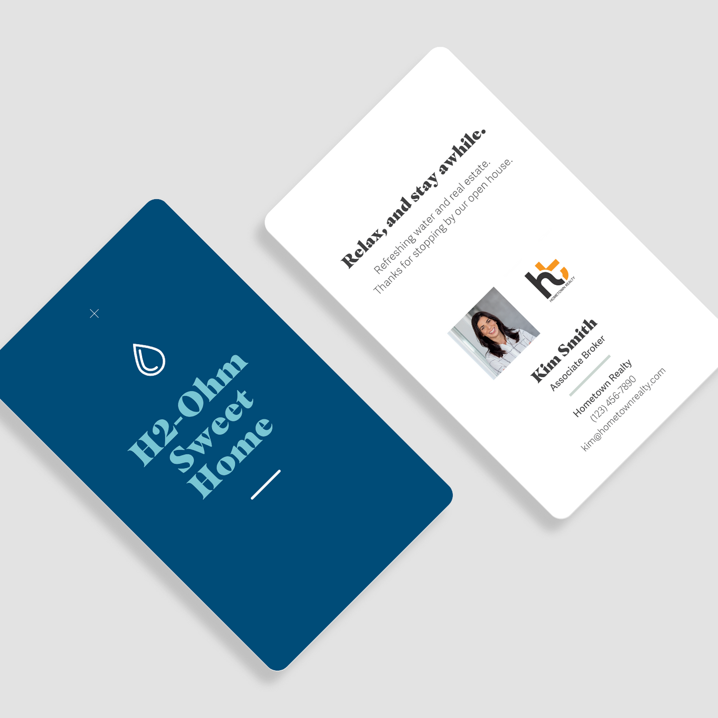 OPEN HOUSE: Bottle Water (10 Personalized Tags)