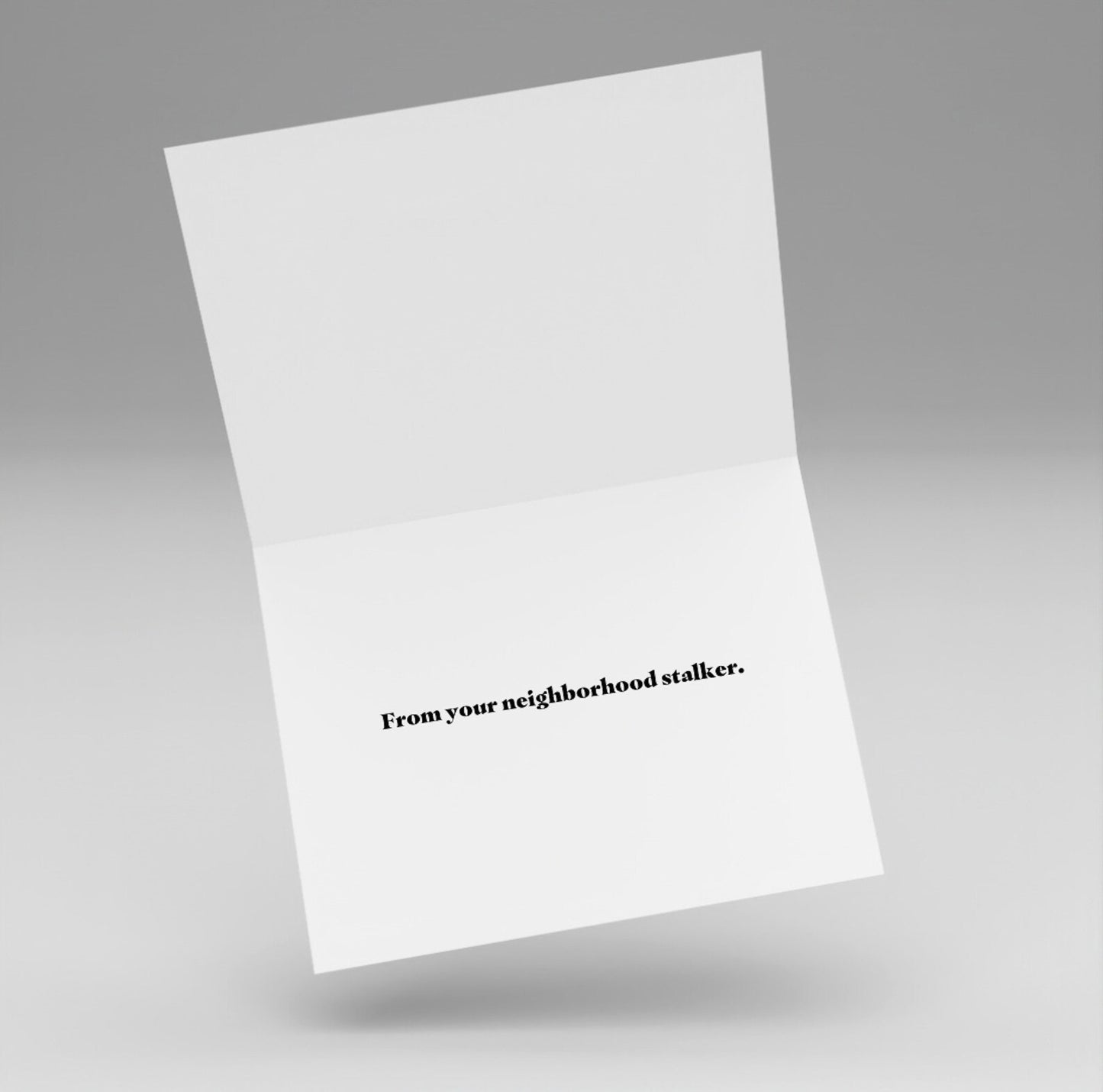HOLIDAY: Halloween Stalker (10 Personalized Cards)