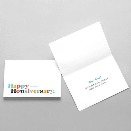 Housiversary Notecards – Happy Housiversary (Pack of 10)