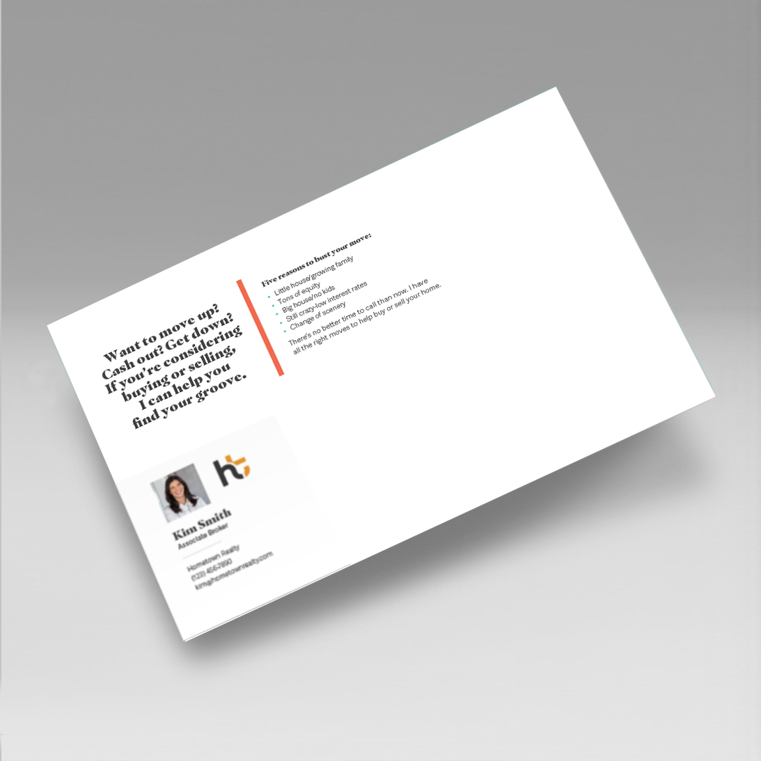 DIRECT MAIL: Time to Move (Pack of 50 Personalized Cards)