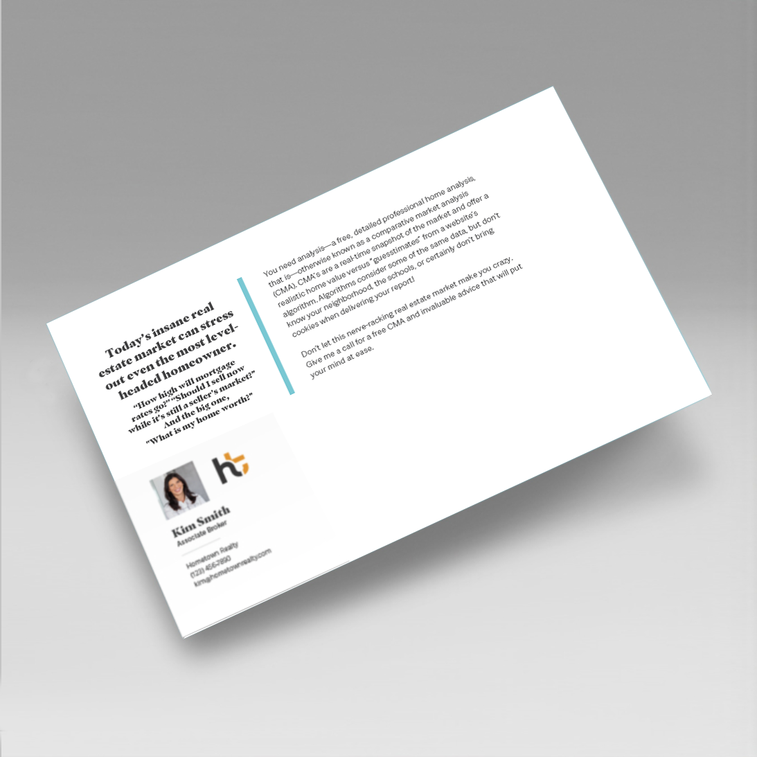 DIRECT MAIL: Market Analysis (Pack of 50 Personalized Cards)