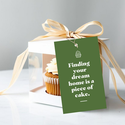 Open House Treat Tags - Cupcake (Pack of 20)