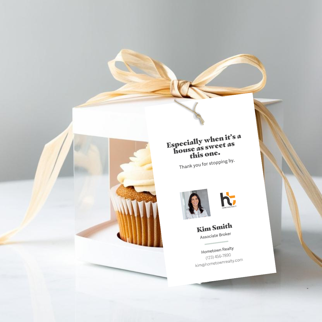 OPEN HOUSE: Cupcake (10 Personalized Tags)