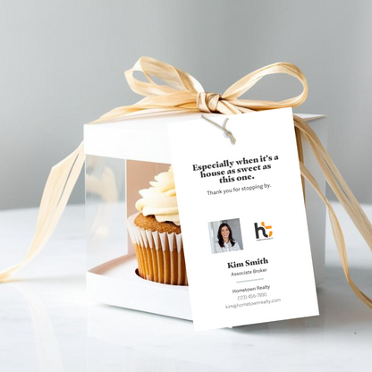 Open House Treat Tags - Cupcake (Pack of 20)