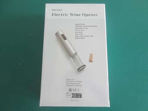 HOUSIVERSARY:  Stainless Steel Electric Wine Opener