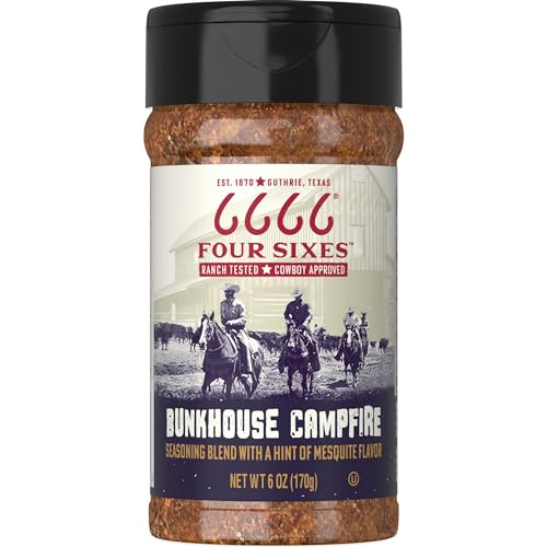 6666 Four Sixes Bunkhouse Campfire Seasoning, 6 Ounce