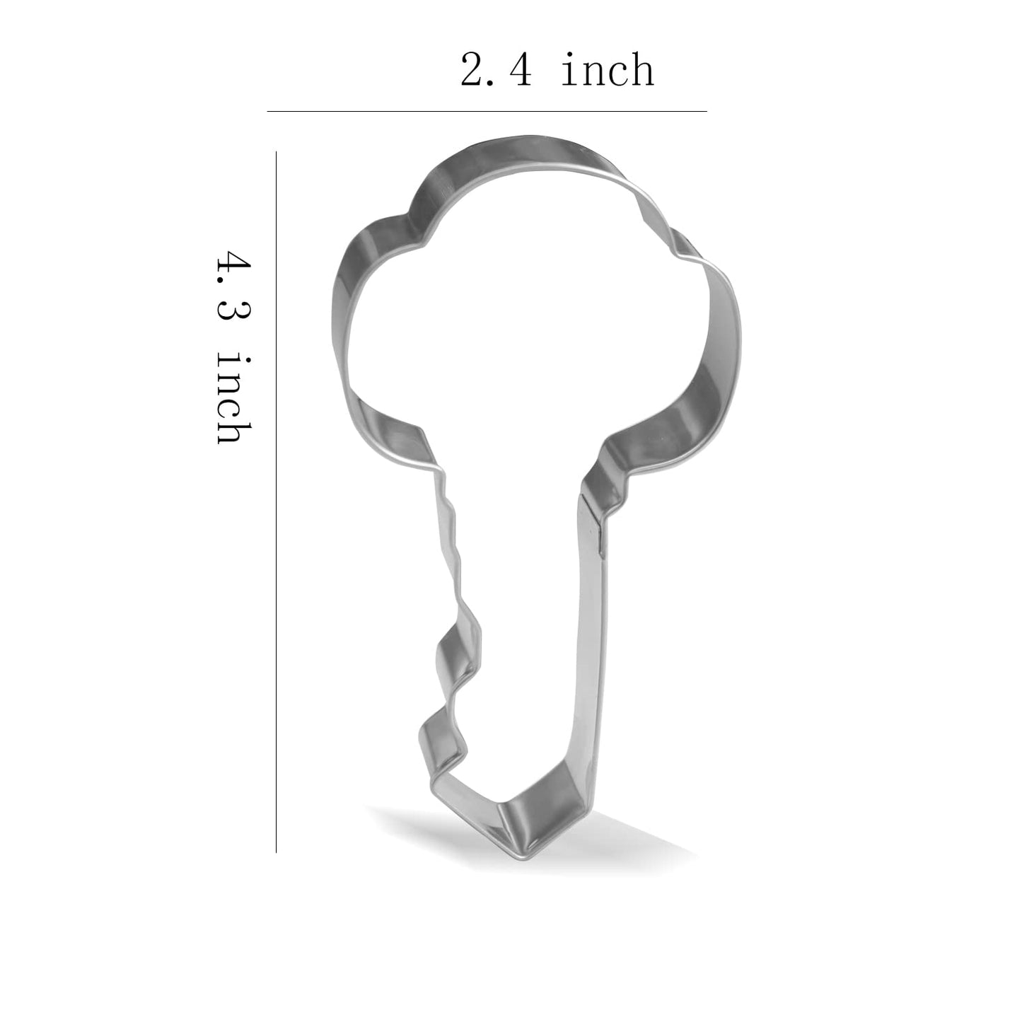 Keewah Real Estate Cookie Cutter Set - 2 Piece - 4.5” House, 4.3” Key - Stainless Steel