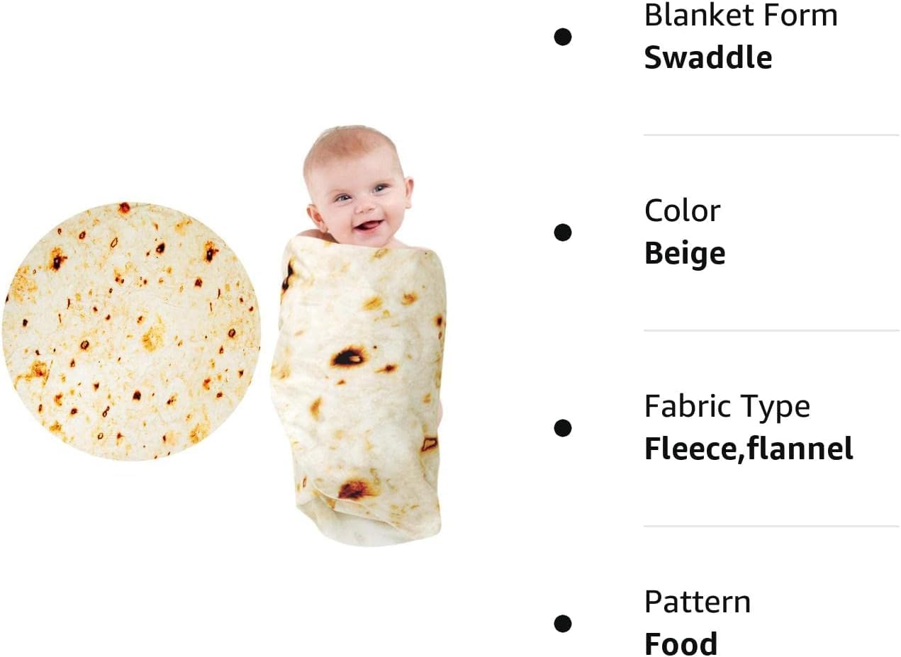 NEW BABY: Tortilla Baby Swaddle Blanket