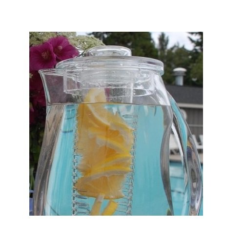 HOUSIVERSARY:  Prodyne Fruit Infusion Flavor Pitcher, Clear, 93 oz.