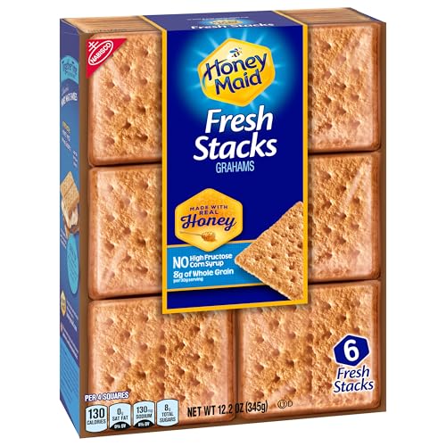 Honey Maid Fresh Stacks Graham Crackers, 6 - 12.2 oz Boxes (36 Total Stacks)