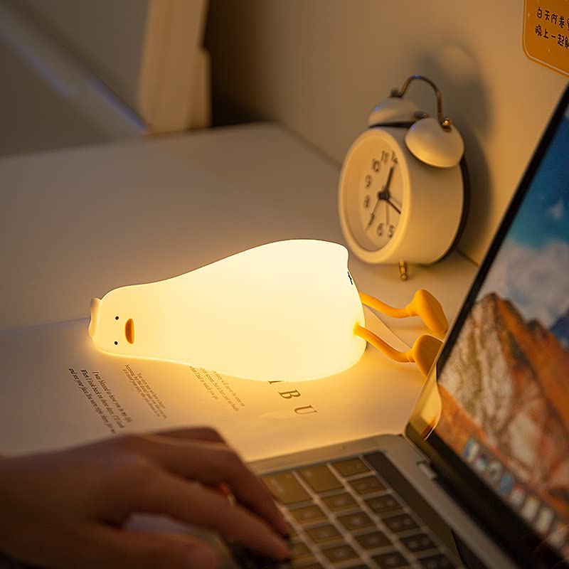 NEW BABY: Lying Flat Duck, 3 Level Dimmable Nursery Nightlight