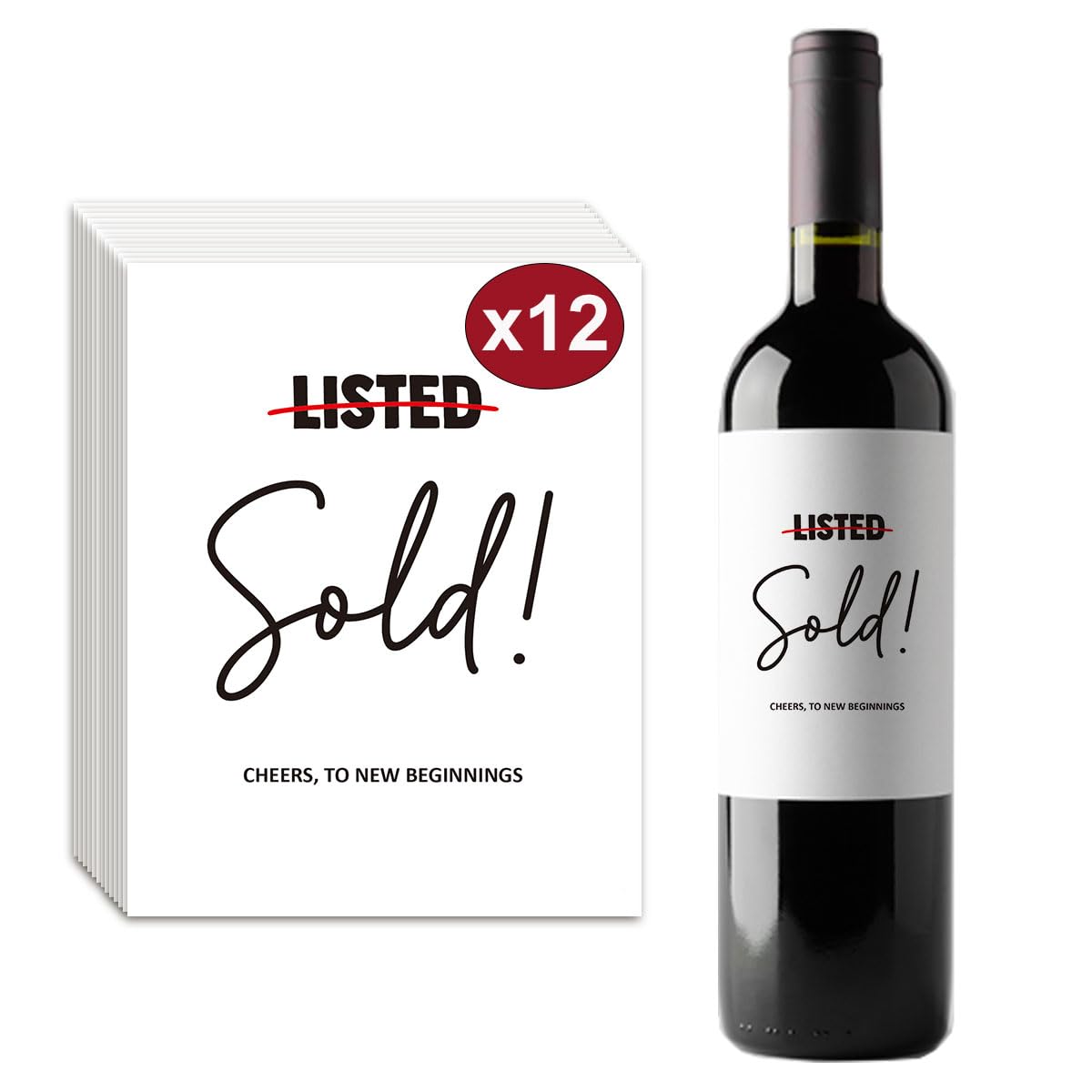 UNDER CONTRACT: Realtor Wine Labels