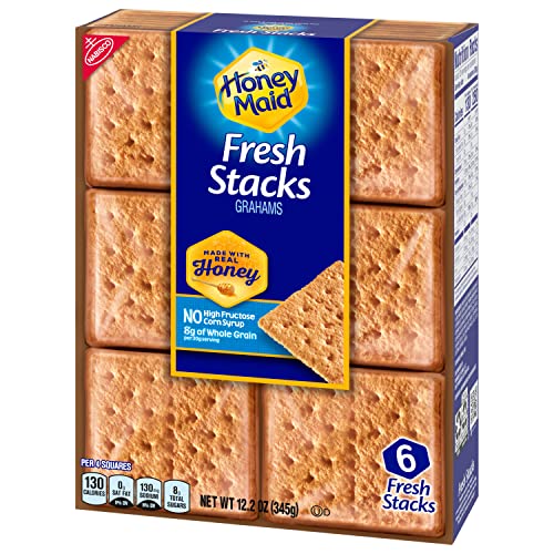 Honey Maid Fresh Stacks Graham Crackers, 6 - 12.2 oz Boxes (36 Total Stacks)