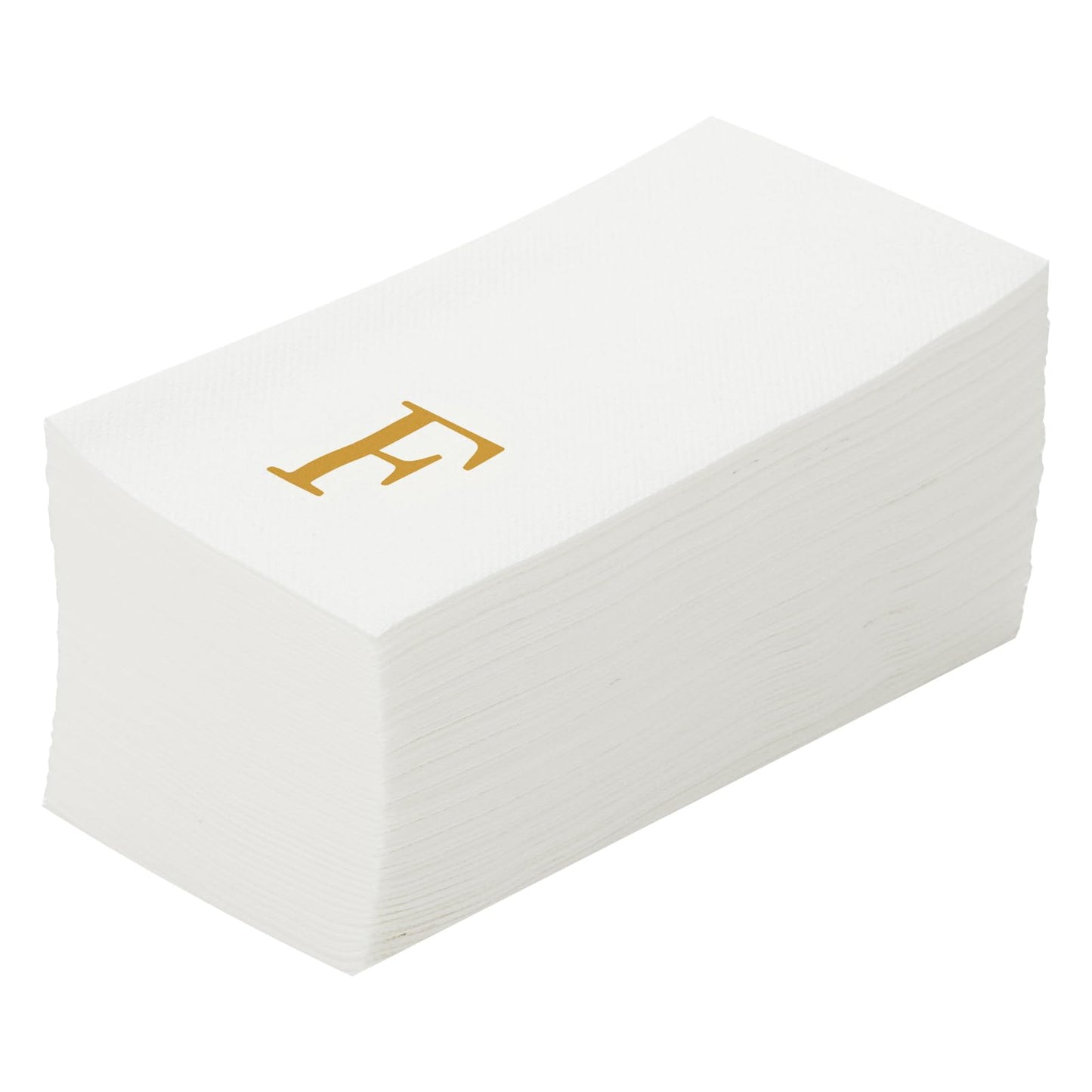 HOUSIVERSARY: Linen-Feel Monogrammed Guest Towels (50 Count)