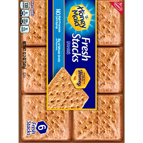 Honey Maid Fresh Stacks Graham Crackers, 6 - 12.2 oz Boxes (36 Total Stacks)