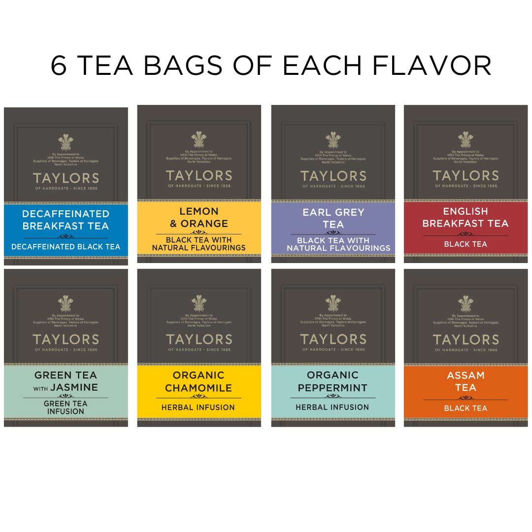 BIRTHDAY: Taylors of Harrogate Assorted Specialty Teas Box  (48 count)