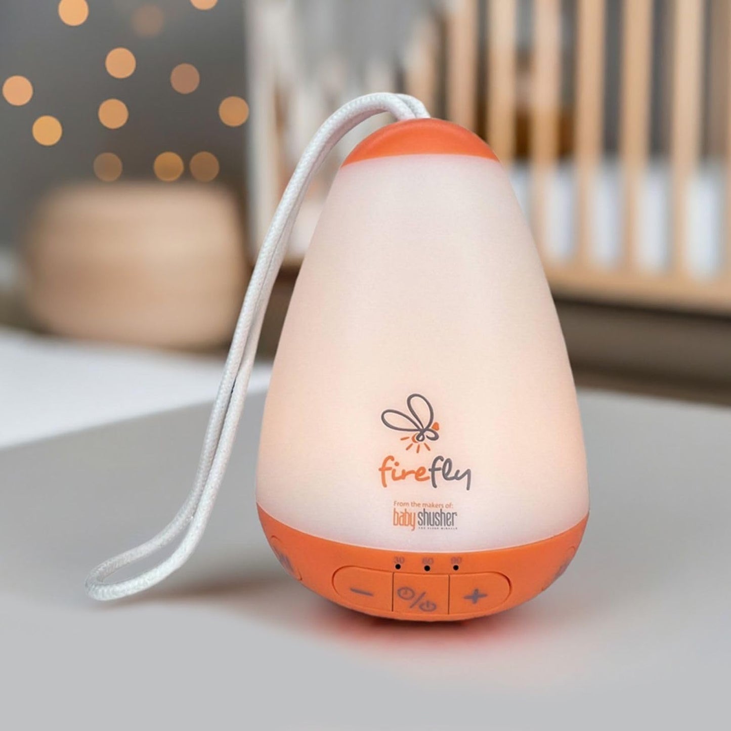 NEW BABY: Baby Shusher Firefly -  Portable Sound Machine Night Light