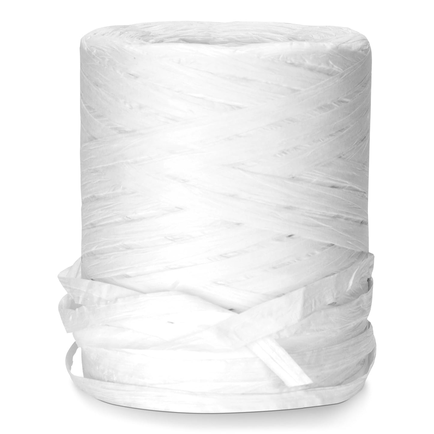 Kinglake White Raffia Ribbon, 1/4 inch (656 Feet)