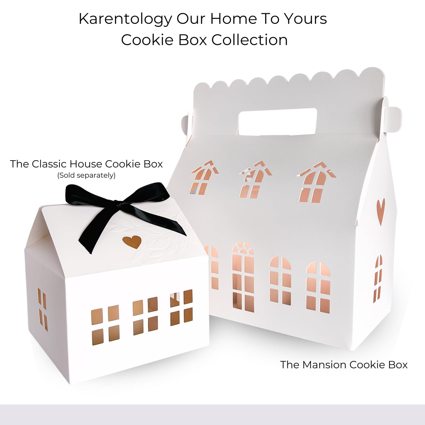 Karentology Large Mansion House Shaped Gift Boxes (10 Pieces)