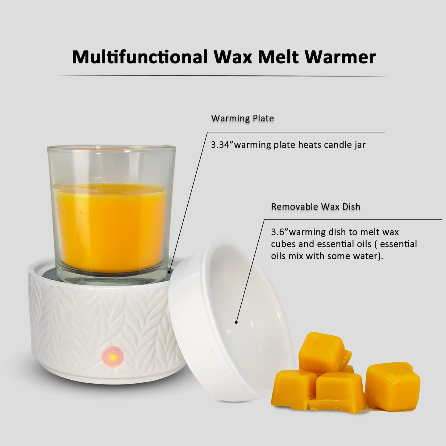 NEW LISTING: Ceramic Wax Melt Warmer for Scented Wax Melts