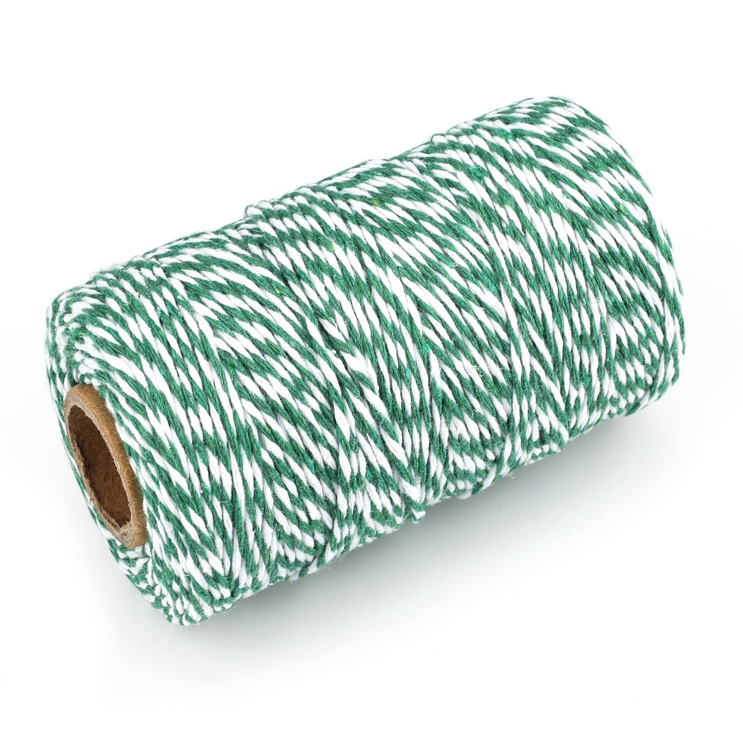 jijAcraft Green and White Bakers Twine String (328 Feet)