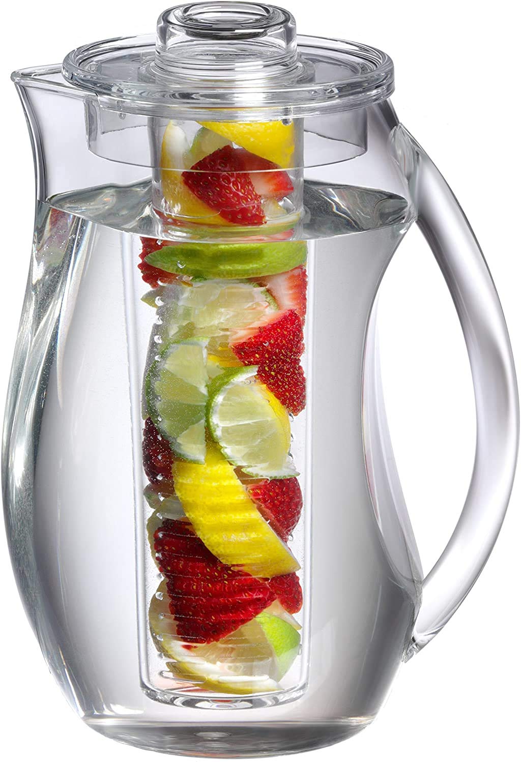 HOUSIVERSARY:  Prodyne Fruit Infusion Flavor Pitcher, Clear, 93 oz.