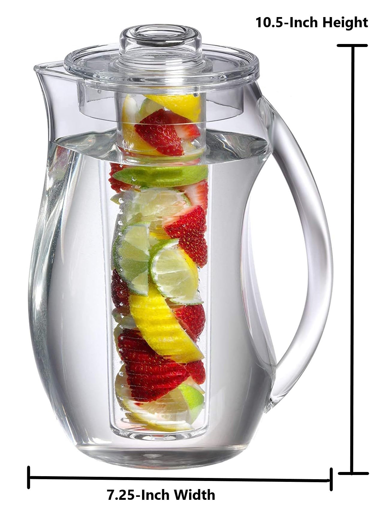 HOUSIVERSARY:  Prodyne Fruit Infusion Flavor Pitcher, Clear, 93 oz.