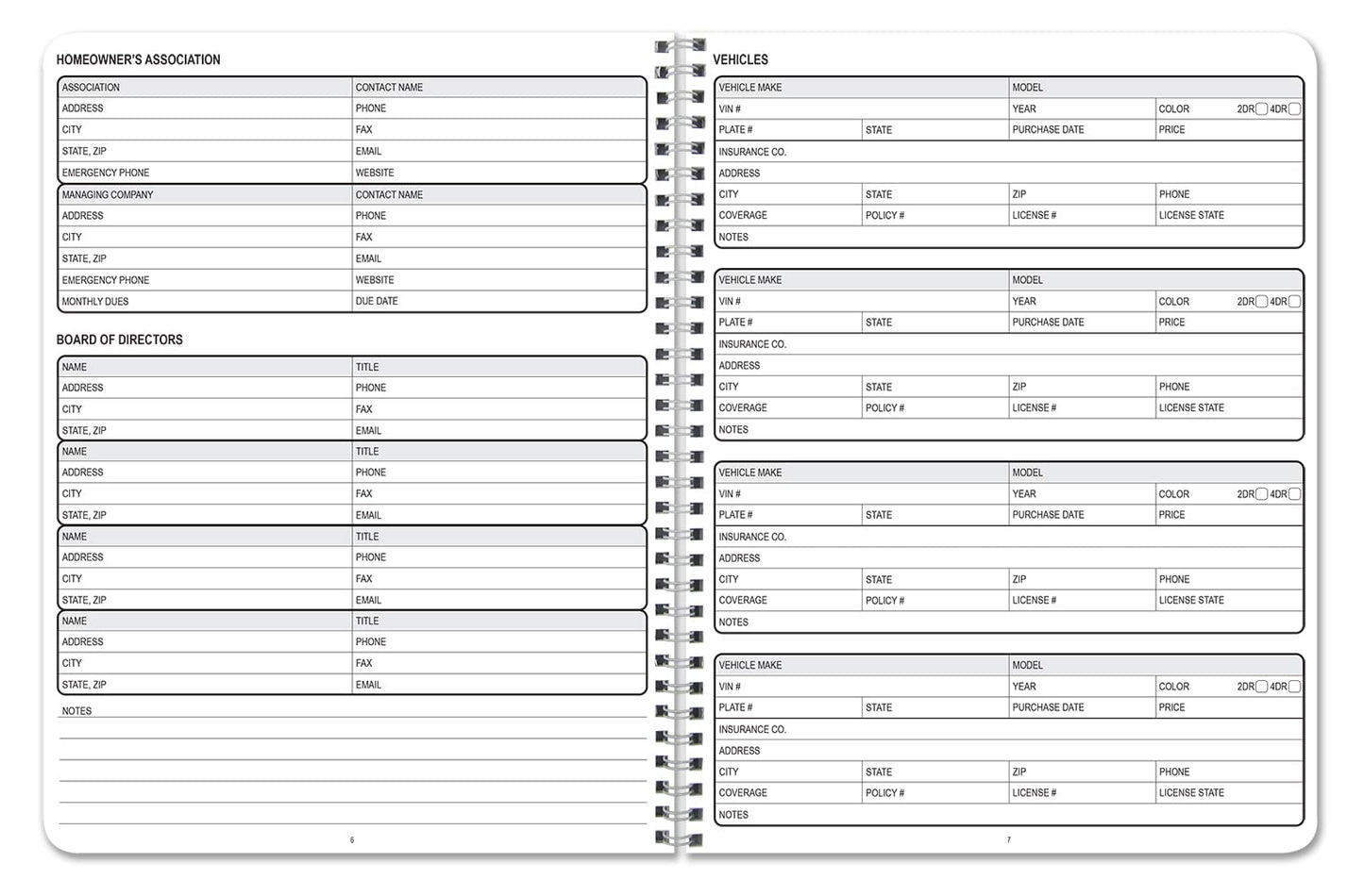 NEW LISTING: Home Inventory Record/Home Inventory Log Book