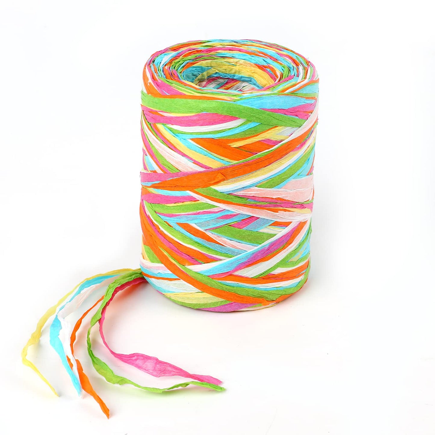 FOIMAS Colored Raffia Paper Ribbon (262 ft)