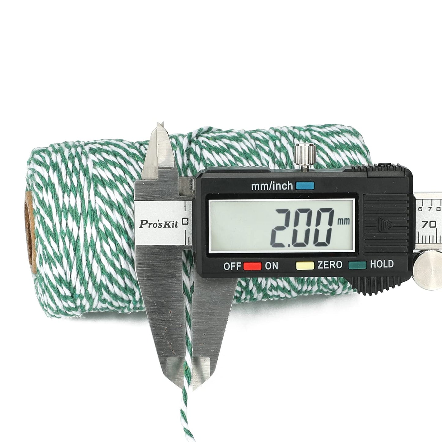 jijAcraft Green and White Bakers Twine String (328 Feet)