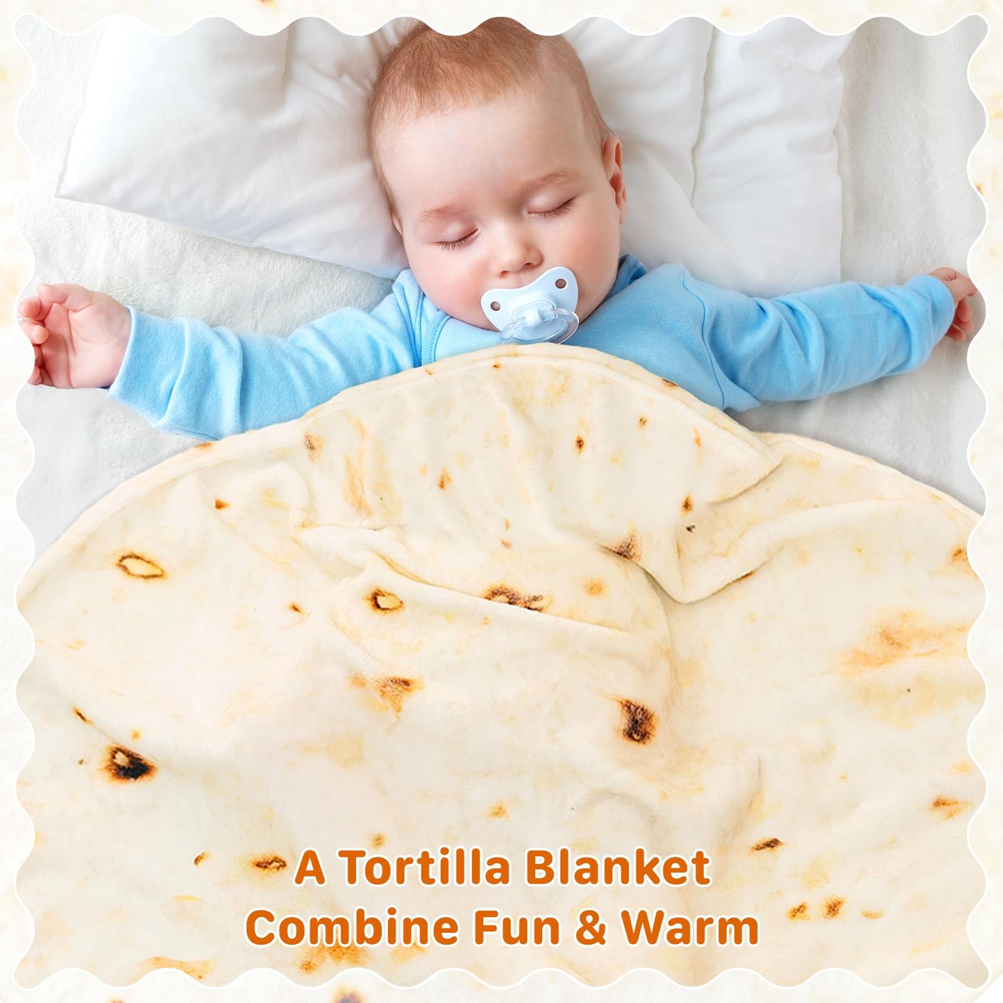 NEW BABY: Tortilla Baby Swaddle Blanket