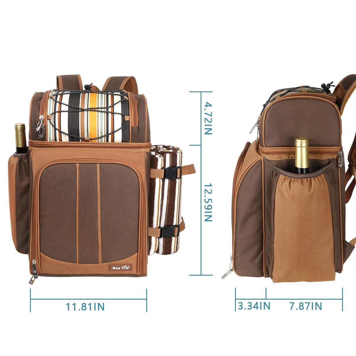 WEDDING: Picnic Basket Backpack for 2