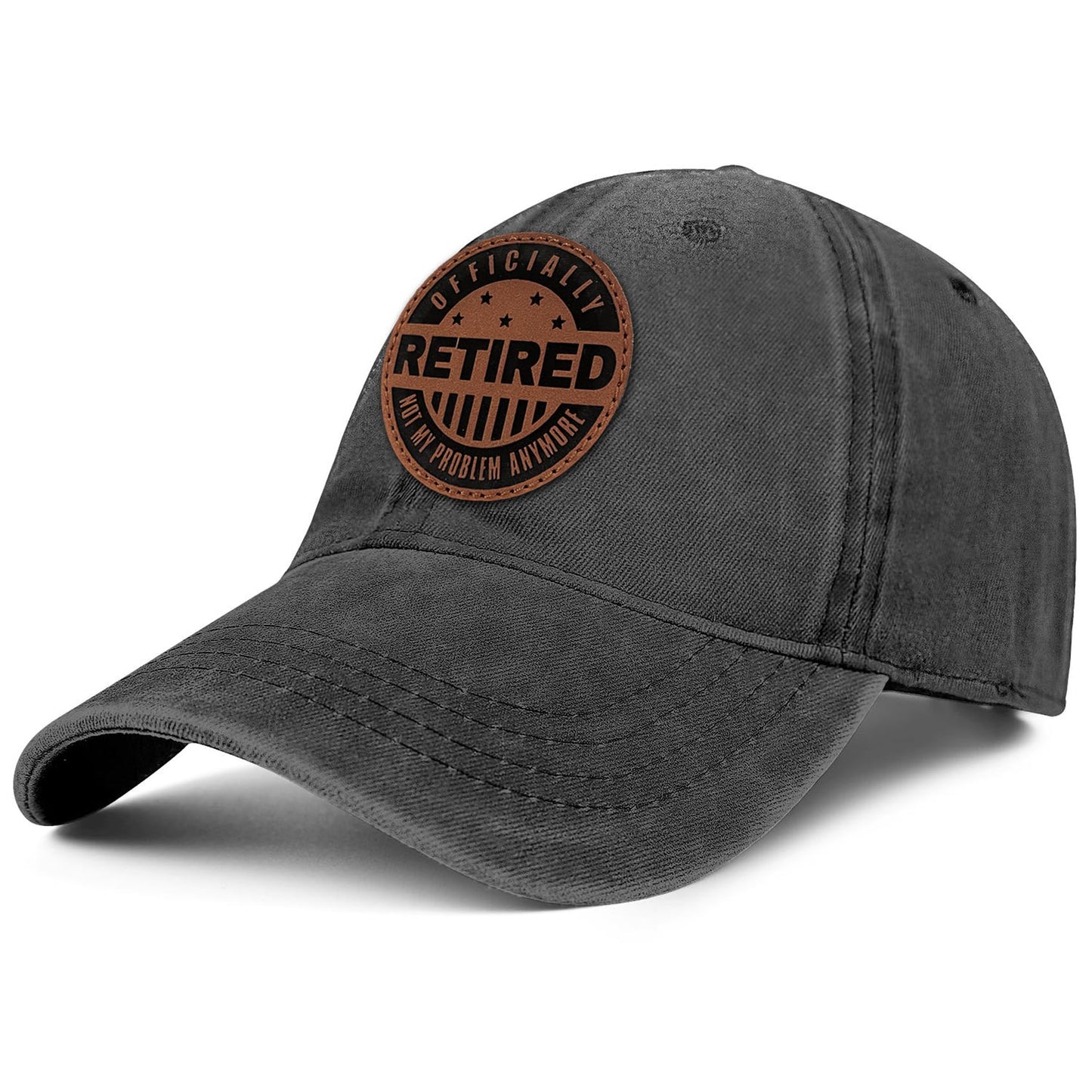 RETIREMENT: Not My Problem Anymore Hat - 100% Cotton Baseball Cap