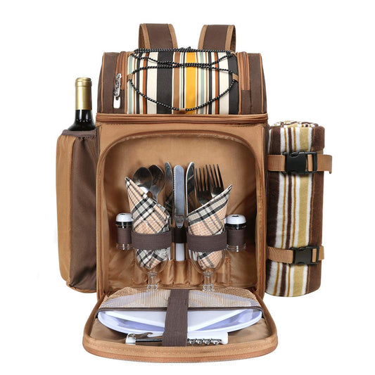 WEDDING: Picnic Basket Backpack for 2