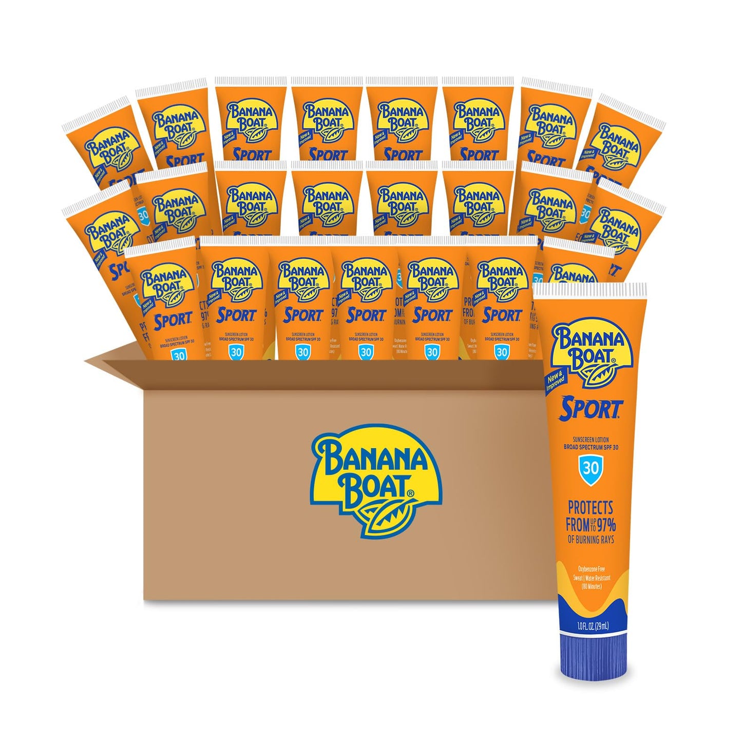 Banana Boat Sport Ultra SPF 30 Travel Size Sunscreen (24 count)