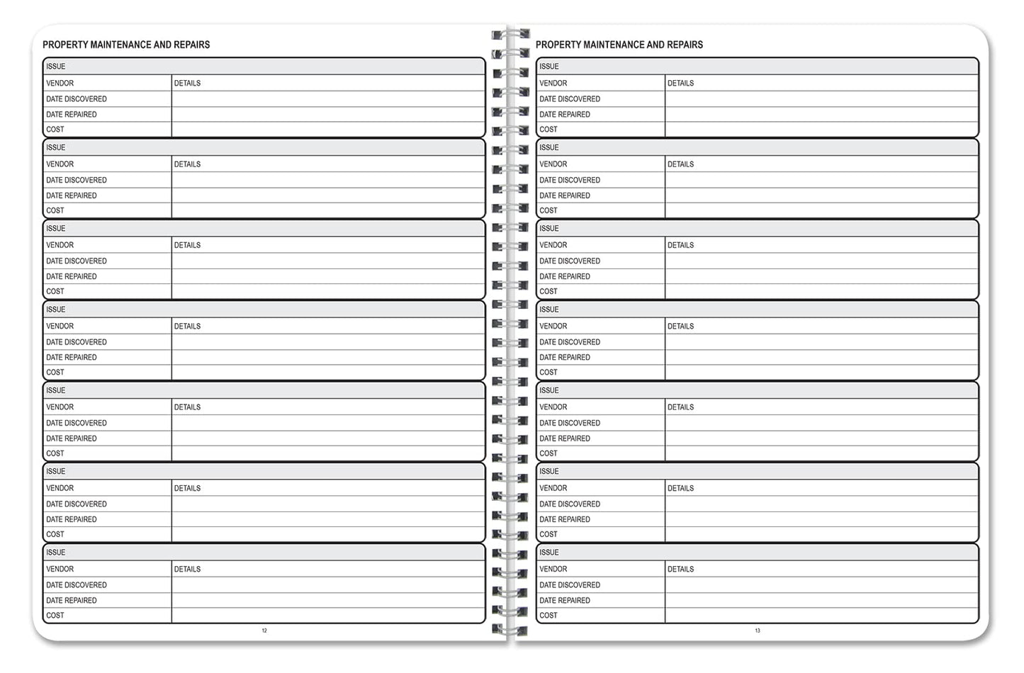 NEW LISTING: Home Inventory Record/Home Inventory Log Book