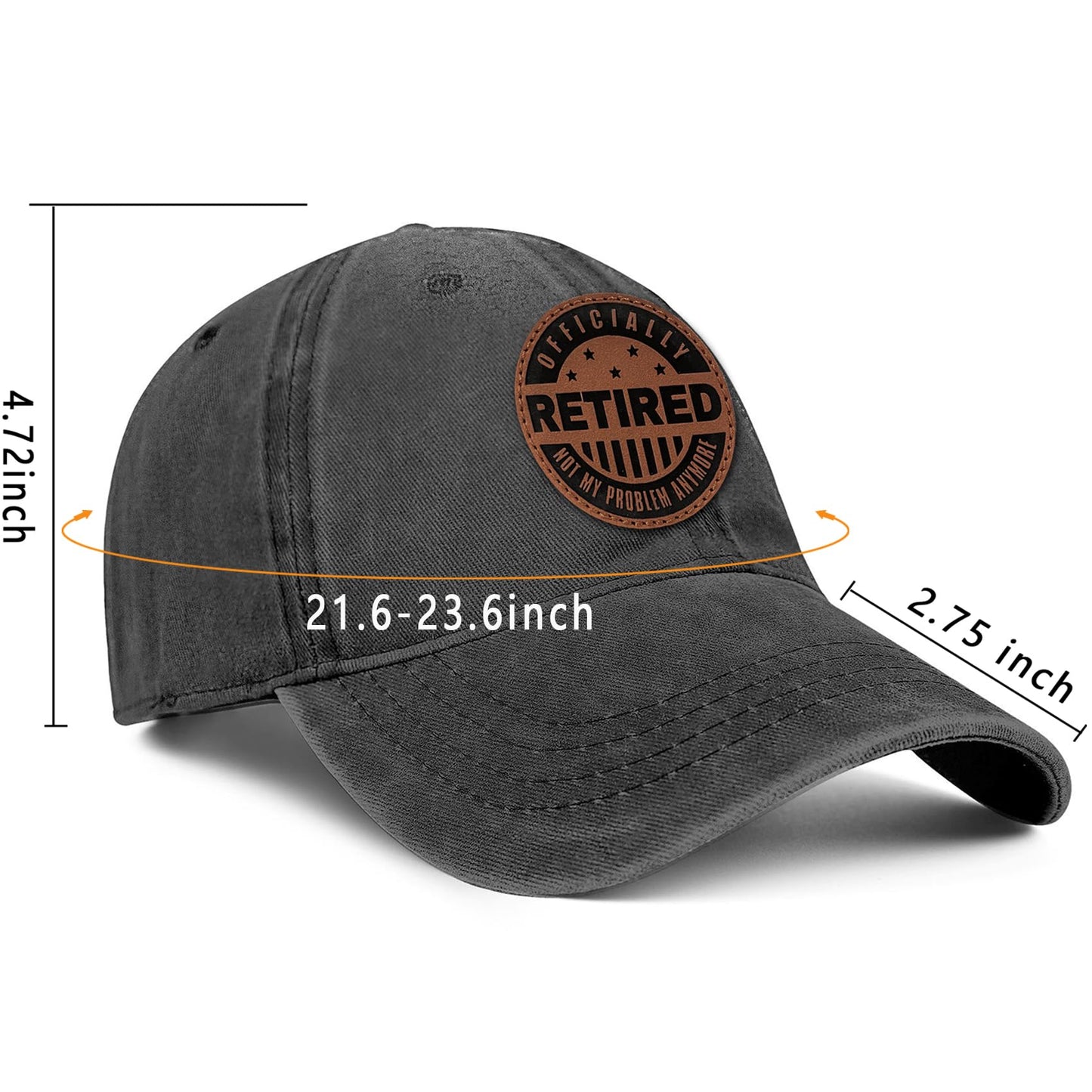 RETIREMENT: Not My Problem Anymore Hat - 100% Cotton Baseball Cap