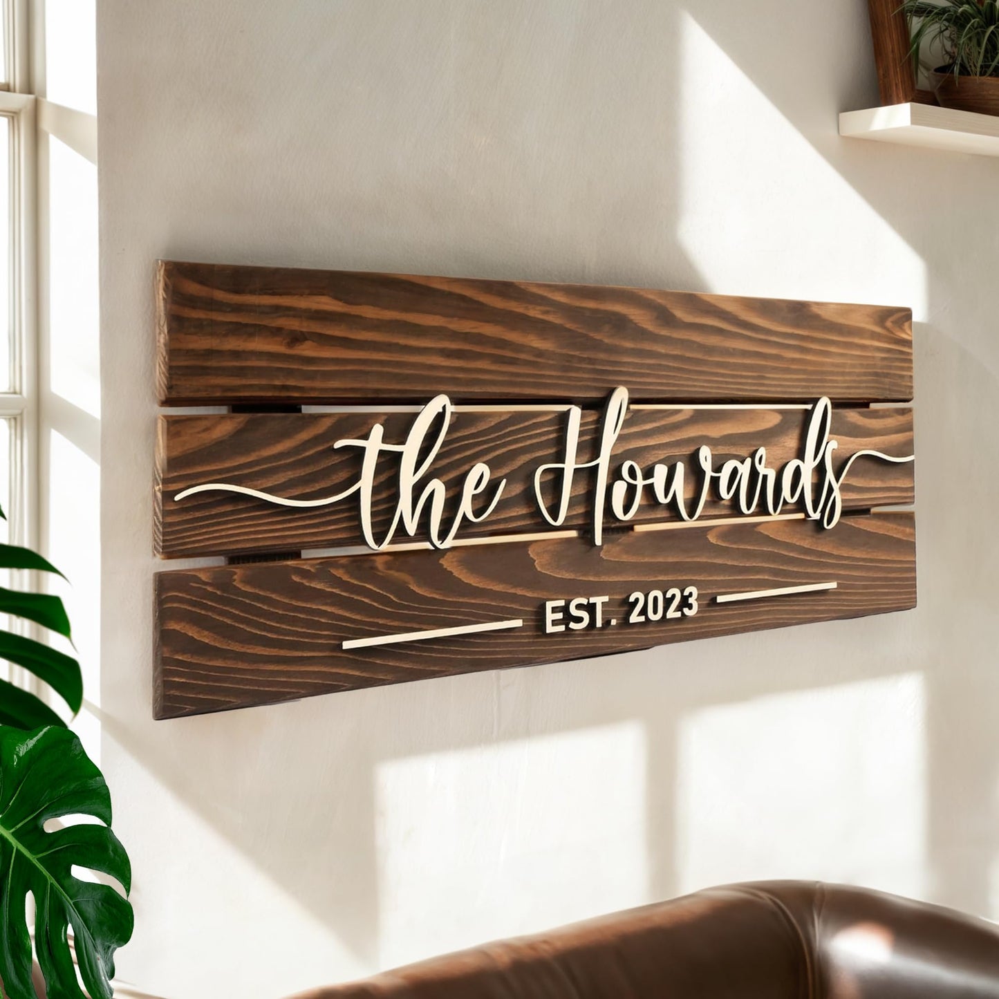 CLOSING: Personalized Wooden Name Sign