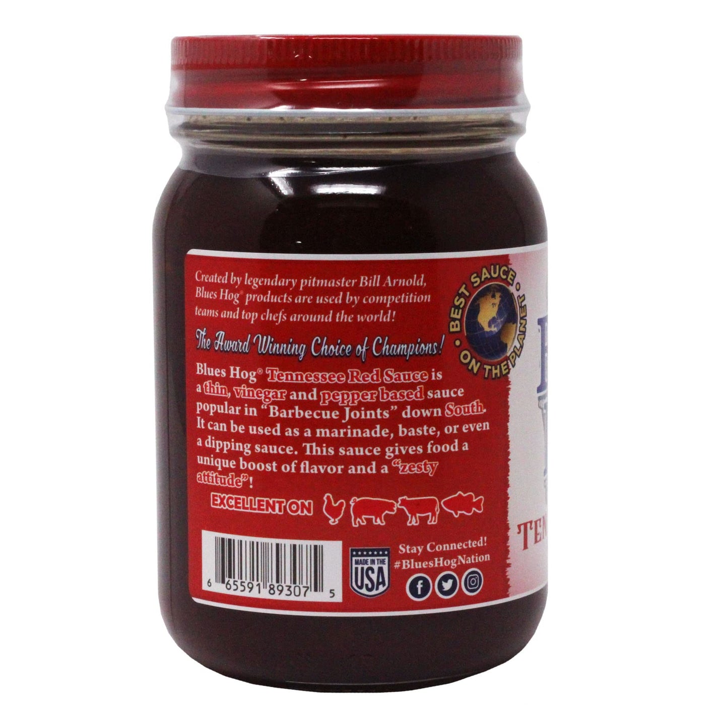 Blues Hog Tennessee Red BBQ Sauce 19 oz.