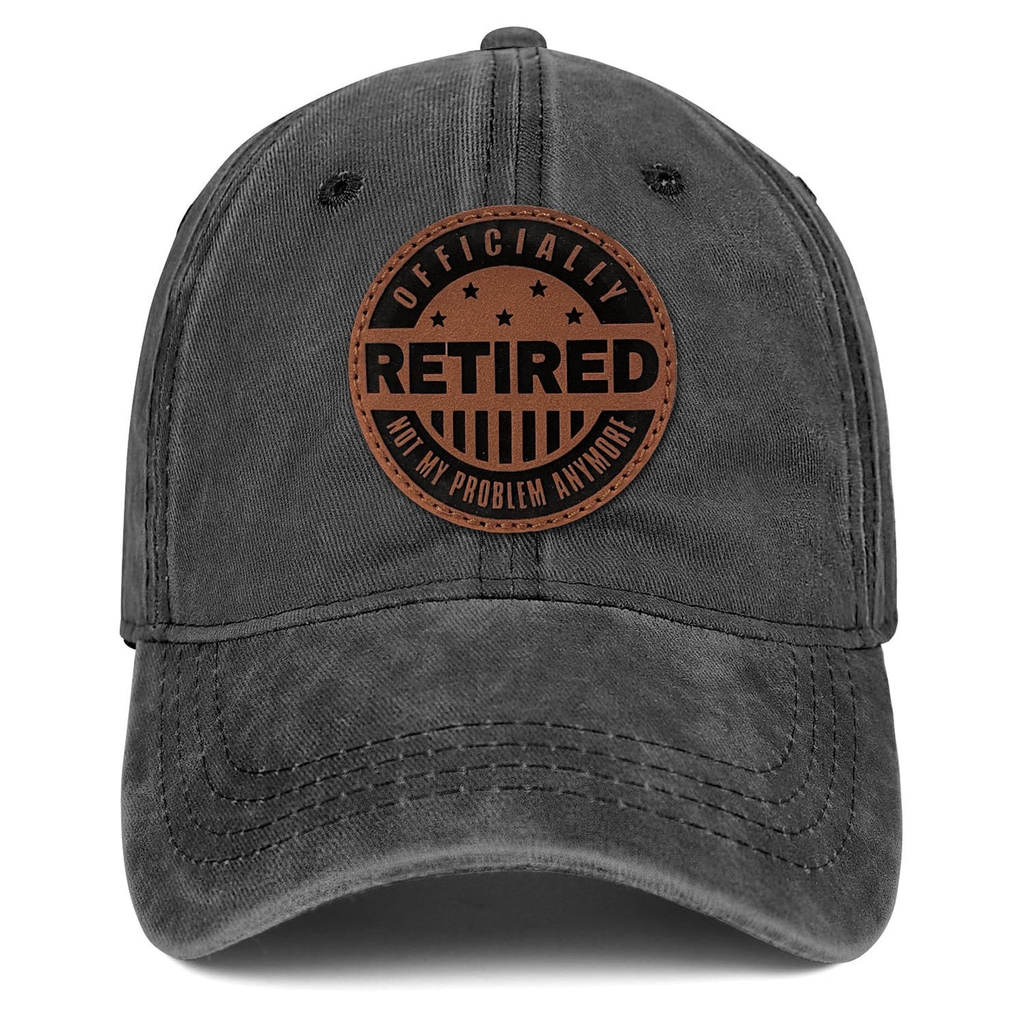 RETIREMENT: Not My Problem Anymore Hat - 100% Cotton Baseball Cap