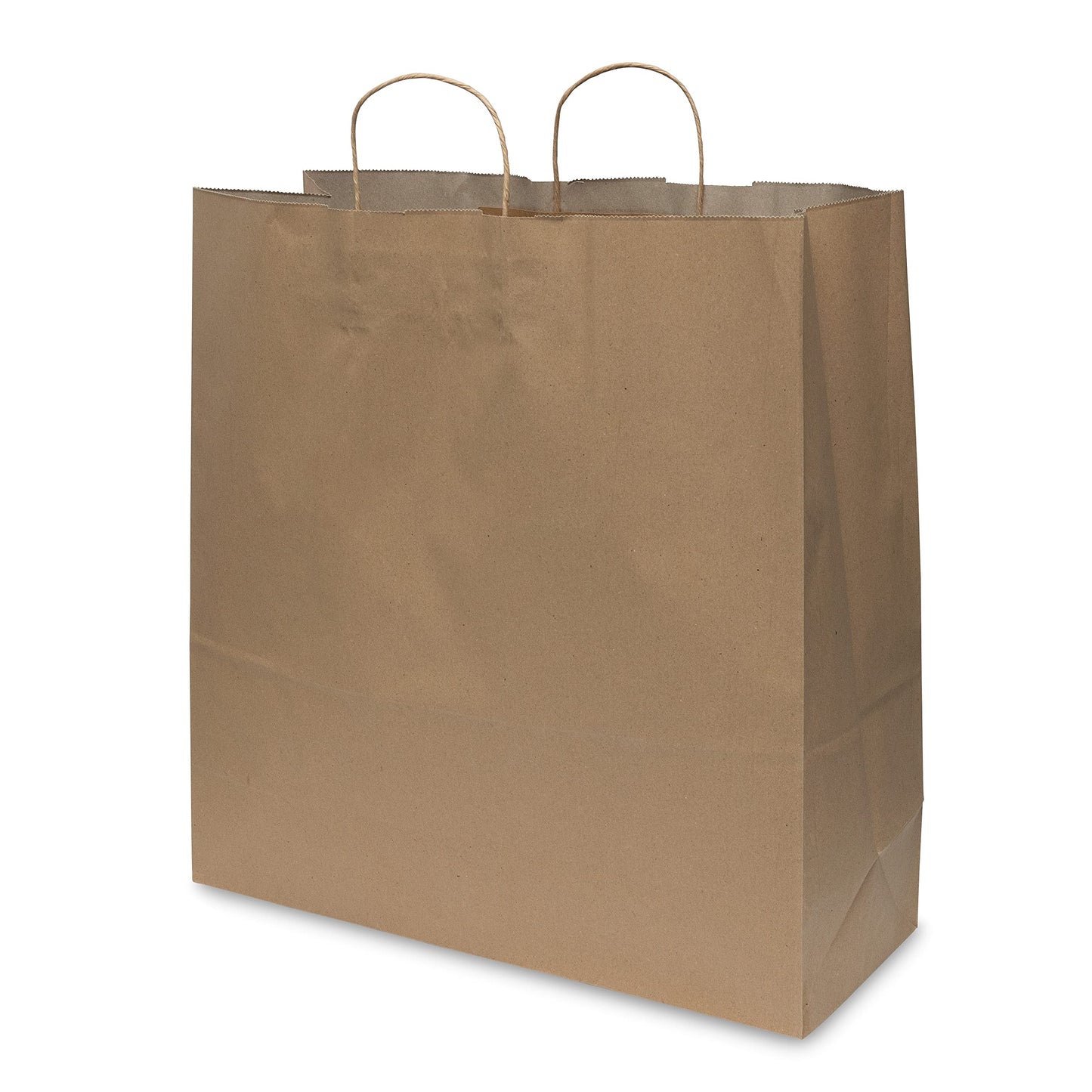 Extra Large Brown Kraft Gift Bags, 18" x 7" x 18.75" (50 Pack)