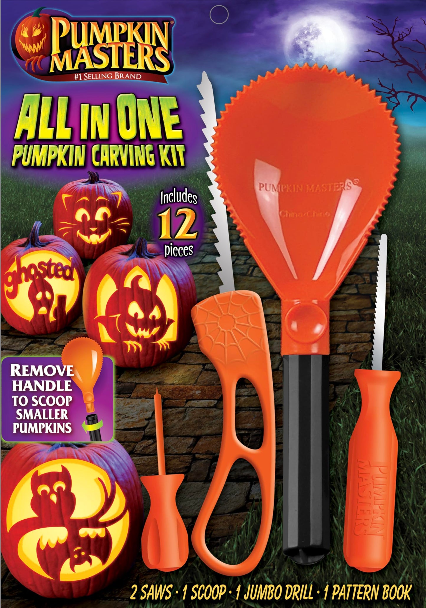 Pumpkin Masters Premium All in One Carving Kit