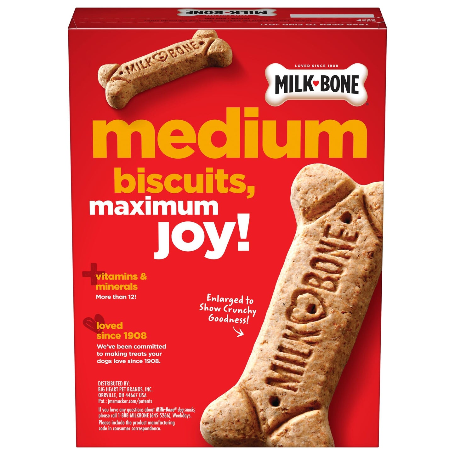 Milk-Bone Original Dog Biscuits, Medium Crunchy Dog Treats, 24 Ounces