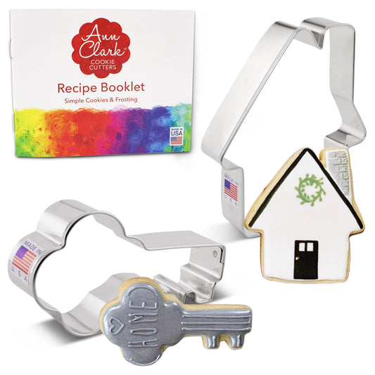 Ann Clark House and Key Cookie Cutters (2 Piece Set)