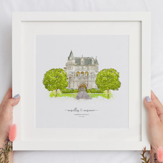 WEDDING: Wedding Venue Print