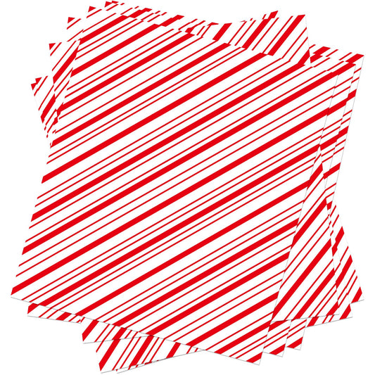 Teling 150 Pieces Wax Paper Sheets for Food Sandwich Wrap Cookie Paper Liners for Food Basket Colored Wax Waterproof Oil Proof Picnic Basket Liners for Christmas Halloween Party Favors(Red, White)