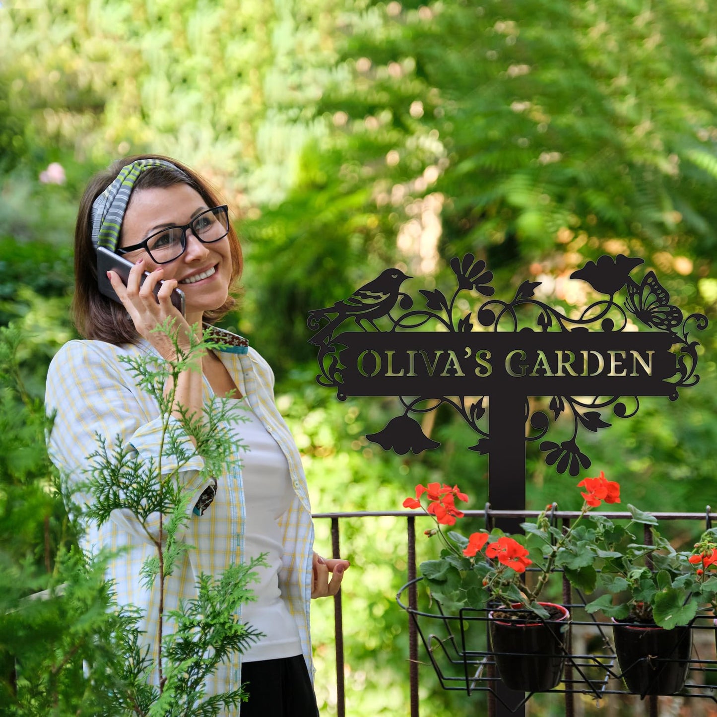 HOUSIVERSARY: Personalized Garden Stake Metal Sign