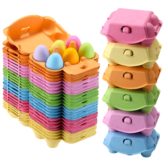 Colored Egg Cartons (24 Pack)