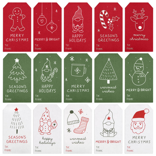 Christmas Gift Tags (210 stickers)