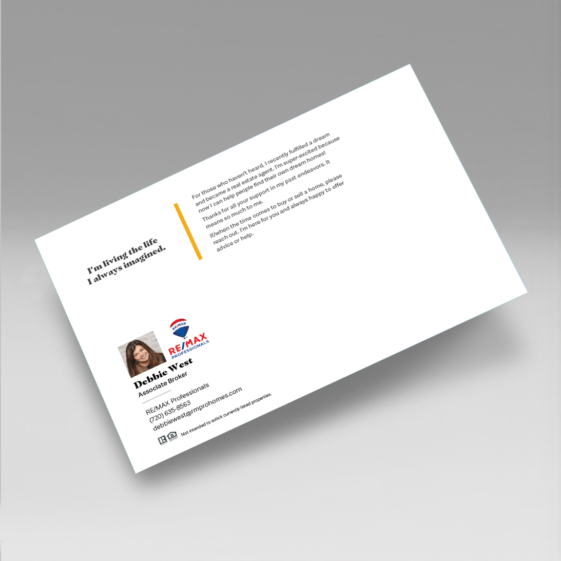 DIRECT MAIL: New Agent Announcement (Pack of 50)